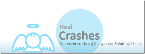кликните по кнопке “Heal Crashes”