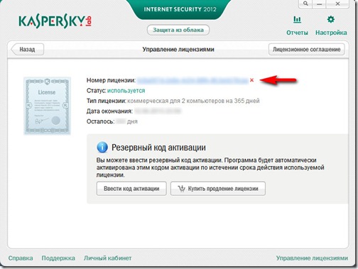 Kaspersky deactivation